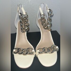 Antonio Melani Ankle Chain Dress Sandals